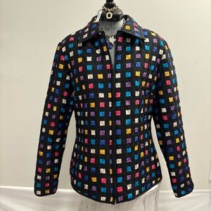 SilkLand Multicolor Quilted Jacket